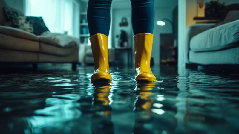 Flood Damage Cleanup detail